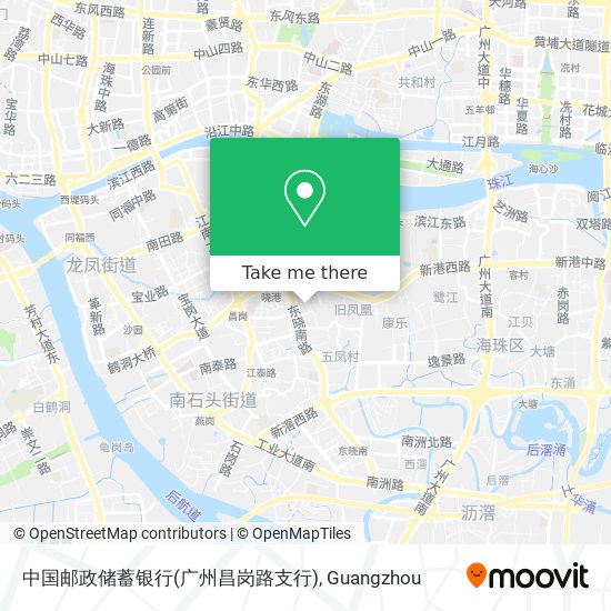 中国邮政储蓄银行(广州昌岗路支行) map