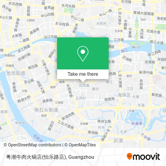 粤潮牛肉火锅店(怡乐路店) map