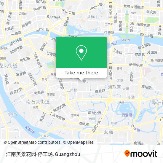 江南美景花园-停车场 map