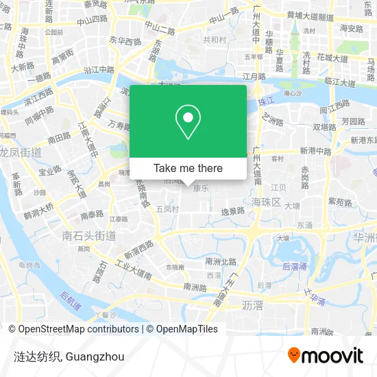涟达纺织 map