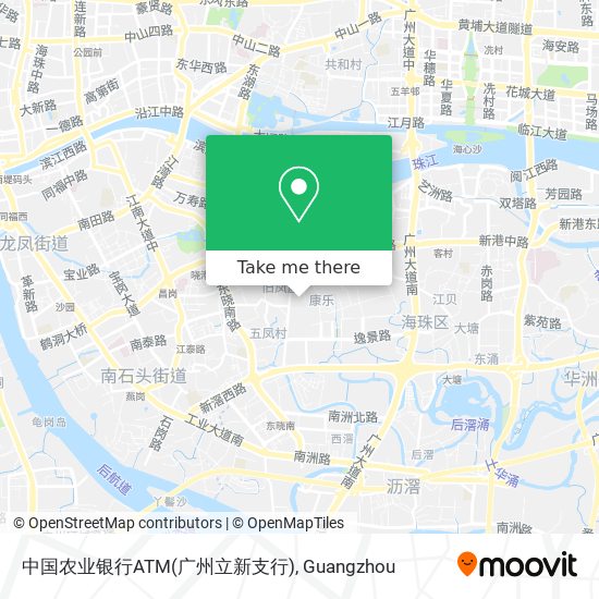 中国农业银行ATM(广州立新支行) map