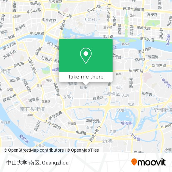 中山大学-南区 map