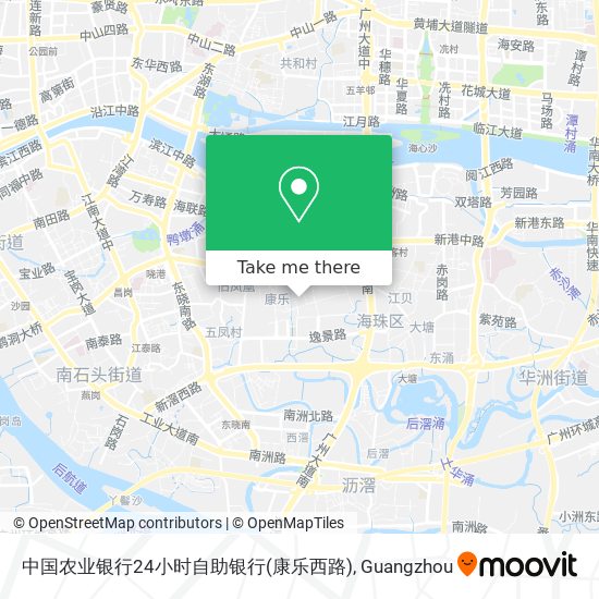 中国农业银行24小时自助银行(康乐西路) map