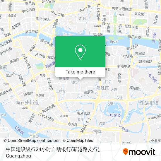 中国建设银行24小时自助银行(新港路支行) map