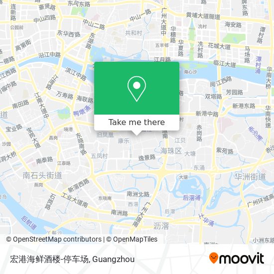宏港海鲜酒楼-停车场 map