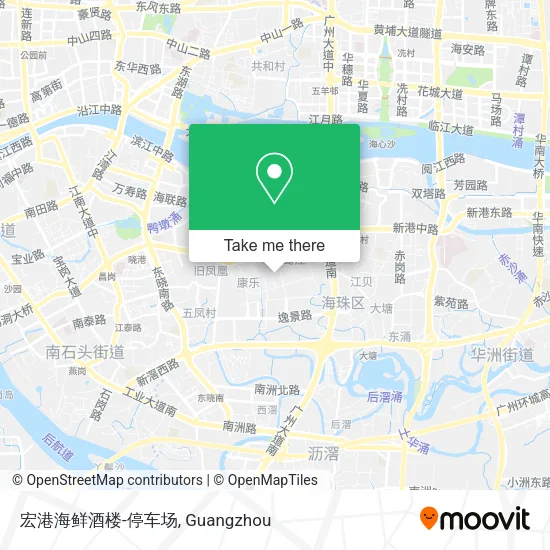 宏港海鲜酒楼-停车场 map
