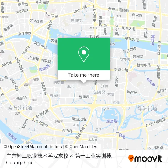 广东轻工职业技术学院东校区-第一工业实训楼 map