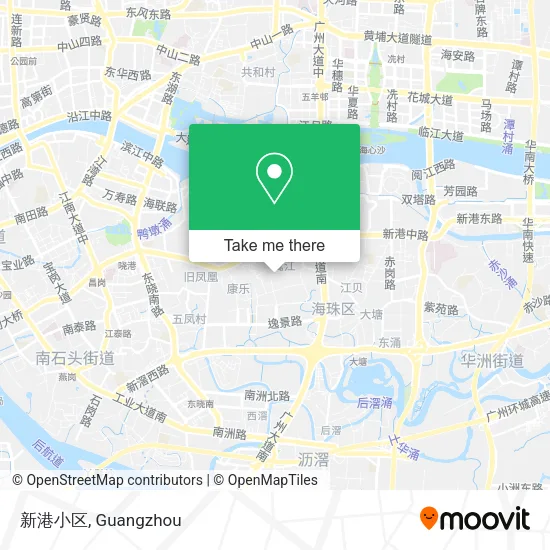 新港小区 map