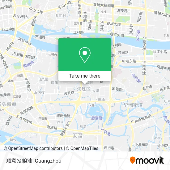 顺意发粮油 map