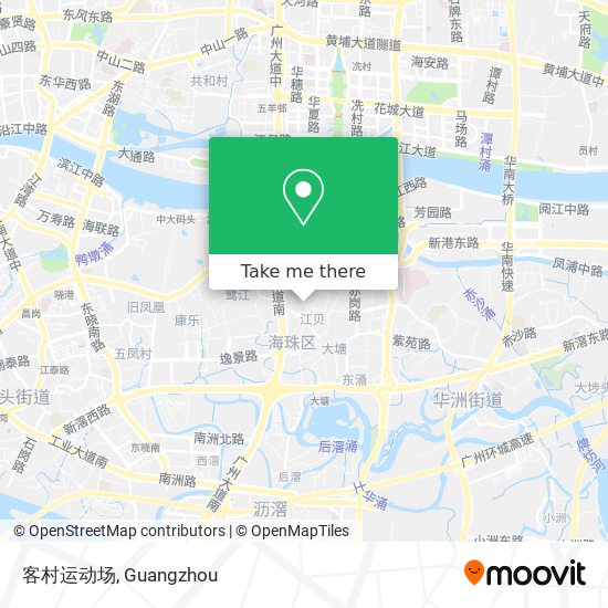 客村运动场 map