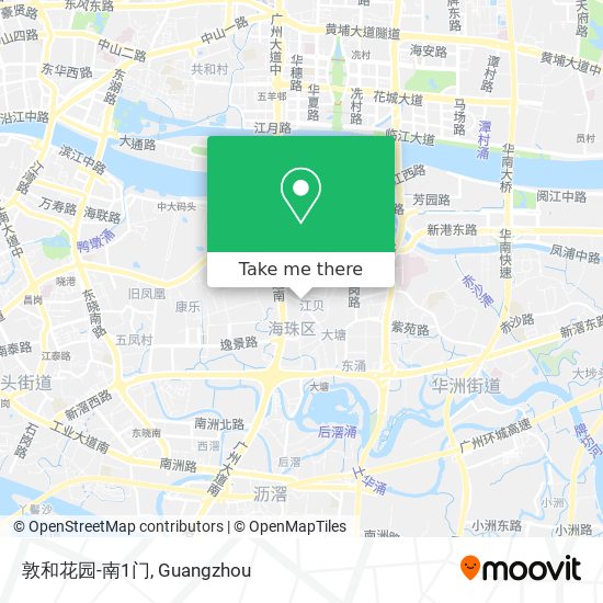 敦和花园-南1门 map