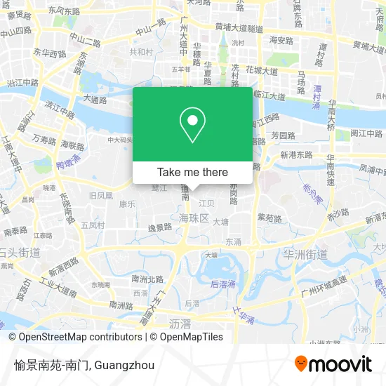 愉景南苑-南门 map