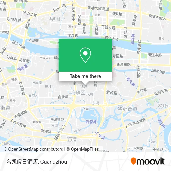名凯假日酒店 map