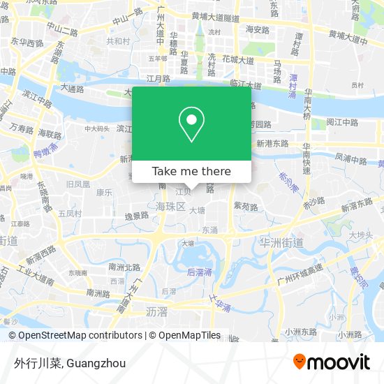 外行川菜 map
