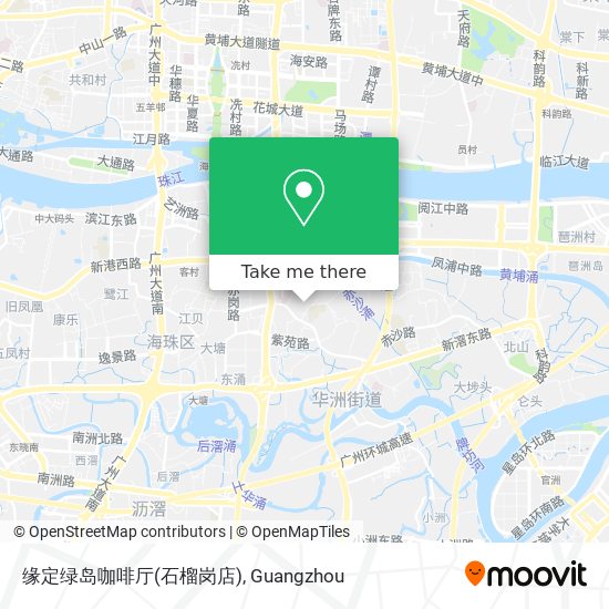 缘定绿岛咖啡厅(石榴岗店) map