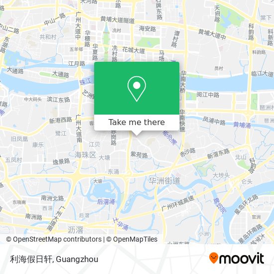 利海假日轩 map