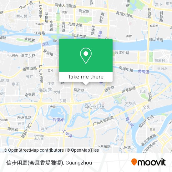 信步闲庭(会展香堤雅境) map