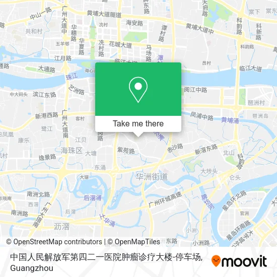中国人民解放军第四二一医院肿瘤诊疗大楼-停车场 map
