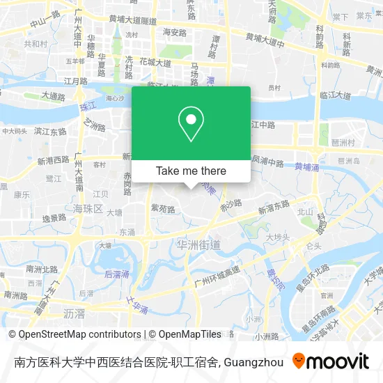 南方医科大学中西医结合医院-职工宿舍 map