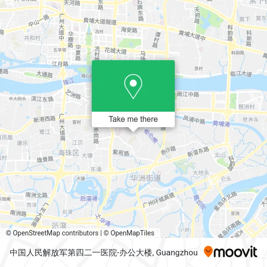 中国人民解放军第四二一医院-办公大楼 map