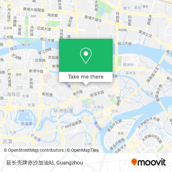 延长壳牌赤沙加油站 map