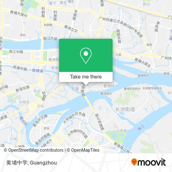 黄埔中学 map