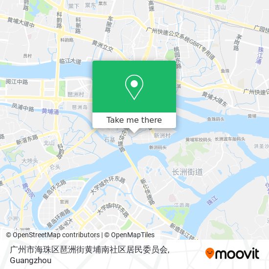 广州市海珠区琶洲街黄埔南社区居民委员会 map