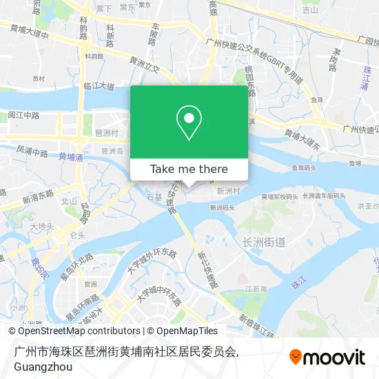 广州市海珠区琶洲街黄埔南社区居民委员会 map