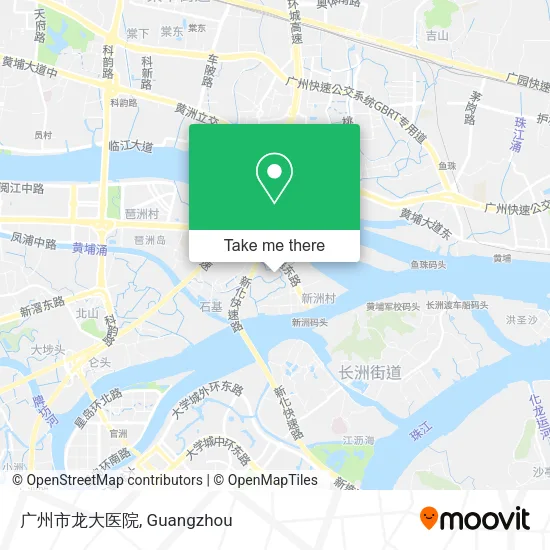广州市龙大医院 map