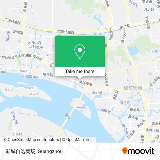 新城自选商场 map