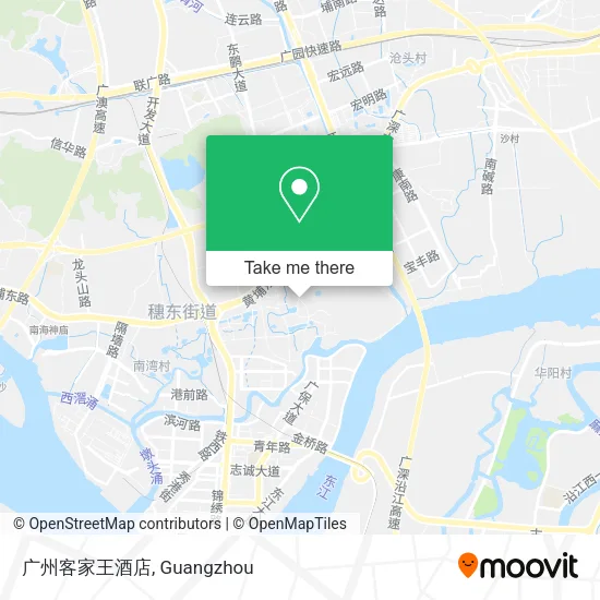 广州客家王酒店 map