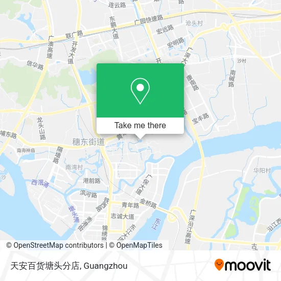 天安百货塘头分店 map