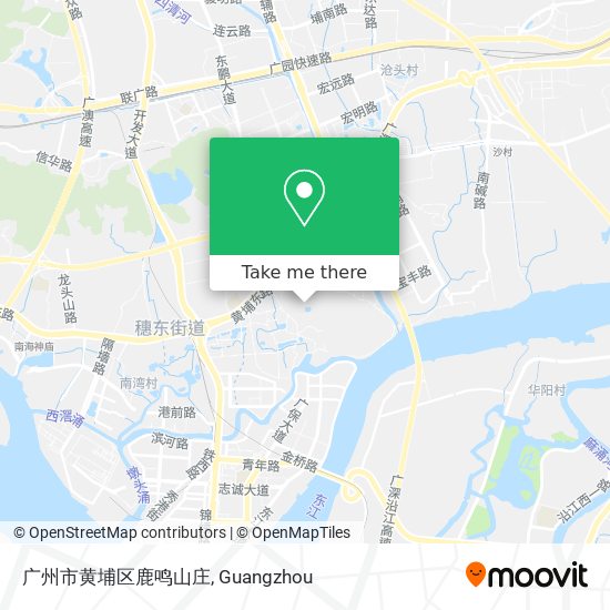 广州市黄埔区鹿鸣山庄 map