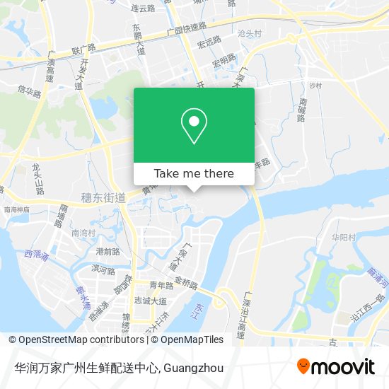 华润万家广州生鲜配送中心 map