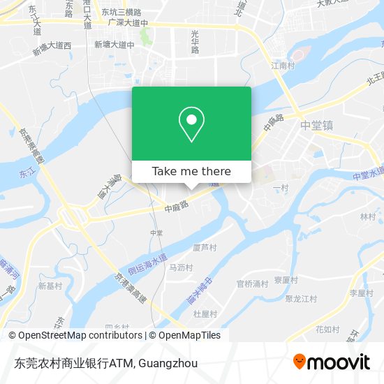 东莞农村商业银行ATM map