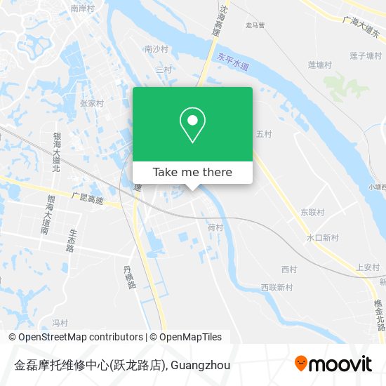 金磊摩托维修中心(跃龙路店) map