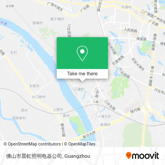 佛山市晨虹照明电器公司 map