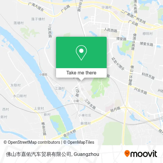 佛山市嘉佑汽车贸易有限公司 map