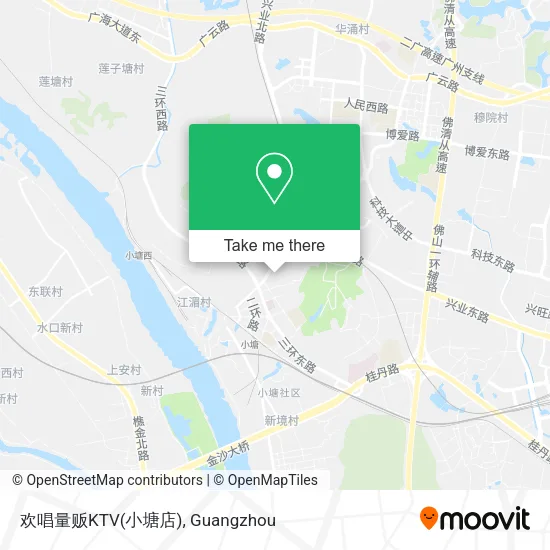 欢唱量贩KTV(小塘店) map