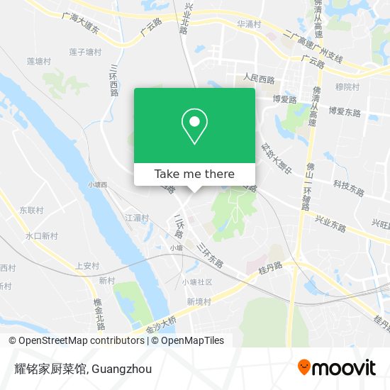 耀铭家厨菜馆 map