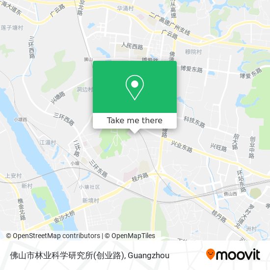 佛山市林业科学研究所(创业路) map