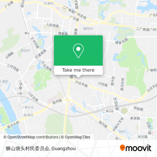 狮山塘头村民委员会 map