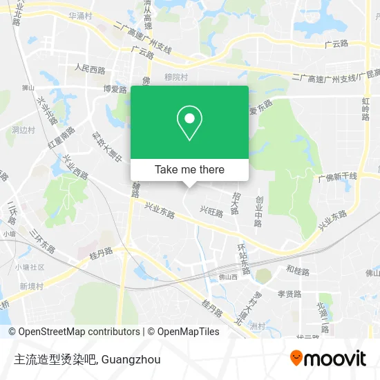 主流造型烫染吧 map