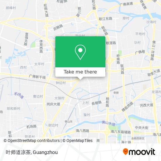 叶师道凉茶 map