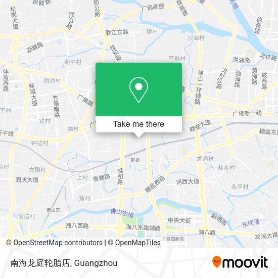 南海龙庭轮胎店 map