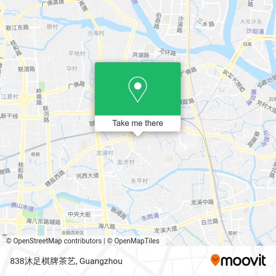 838沐足棋牌茶艺 map