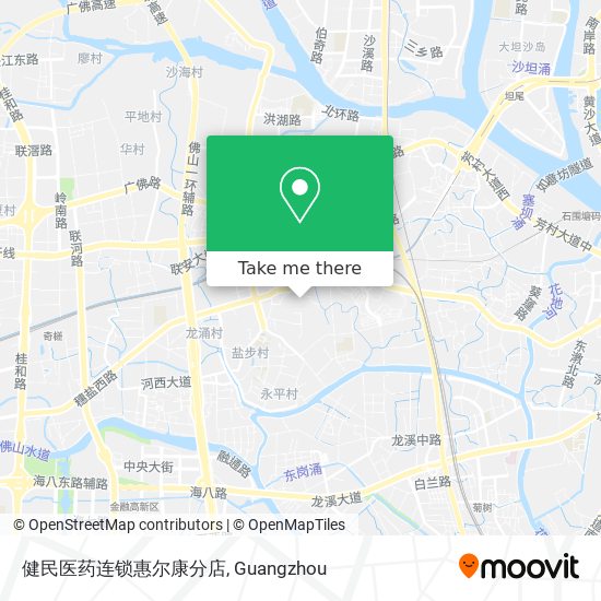 健民医药连锁惠尔康分店 map