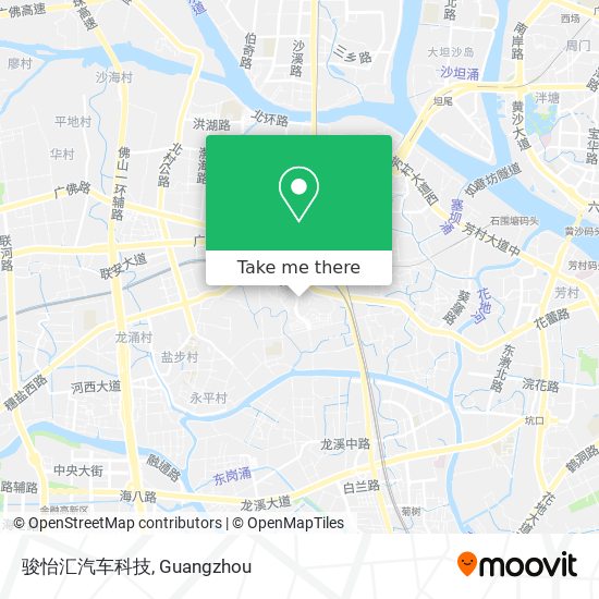 骏怡汇汽车科技 map