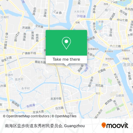 南海区盐步街道东秀村民委员会 map
