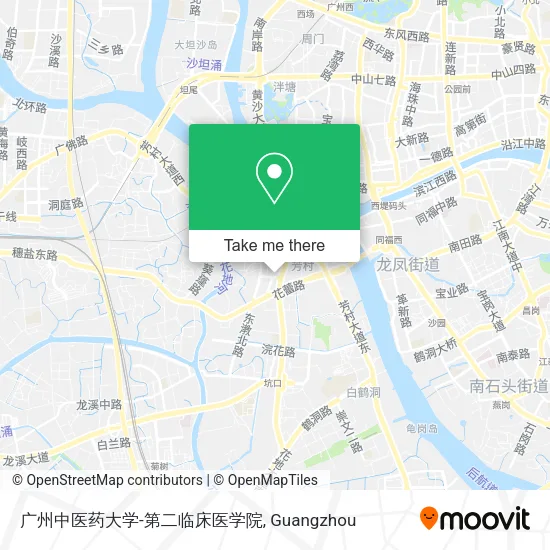广州中医药大学-第二临床医学院 map